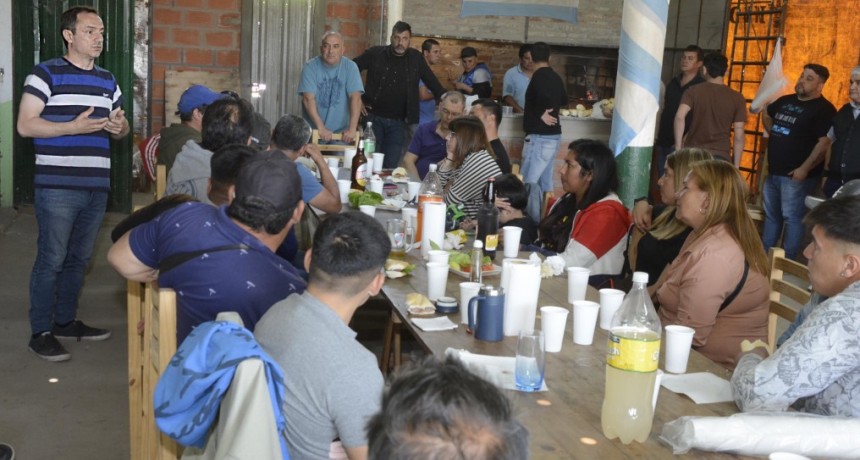 Junto al intendente, la cooperativa municipal festejó su primer año de trabajo 