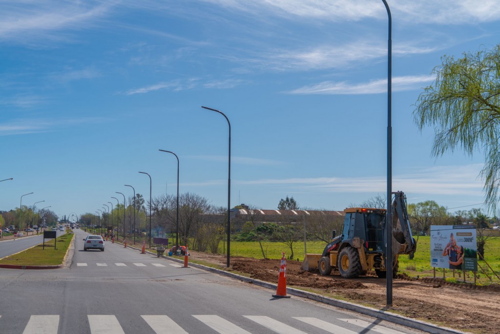 El Municipio sumará luminarias LED en la avenida Alfonsín