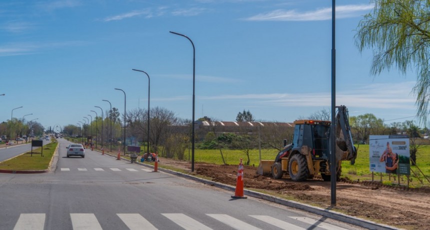 El Municipio sumará luminarias LED en la avenida Alfonsín