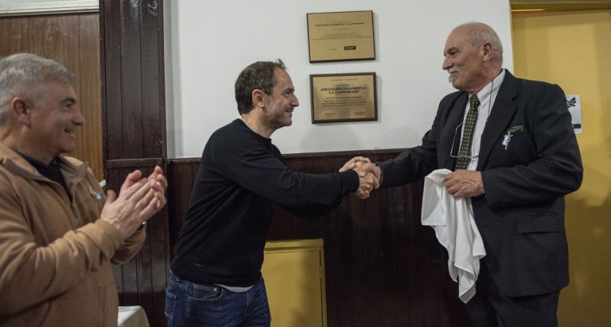 El Intendente acompañó los festejos por los 100 años de la Asociación Colombófila “La Campanense”