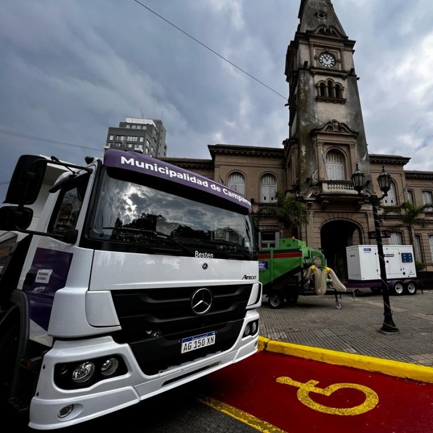 El Municipio suma equipamiento para seguir garantizando la limpieza de la ciudad