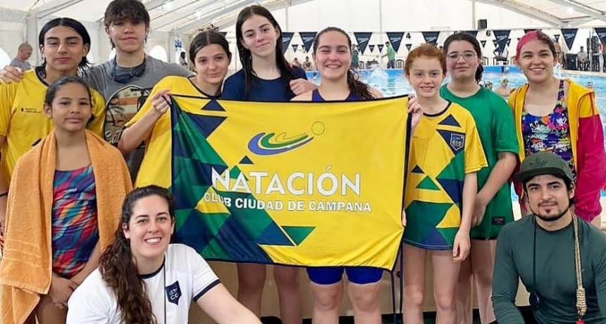 Natación : El equipo promocional del Club Ciudad tuvo una destacada actuación en San Pedro