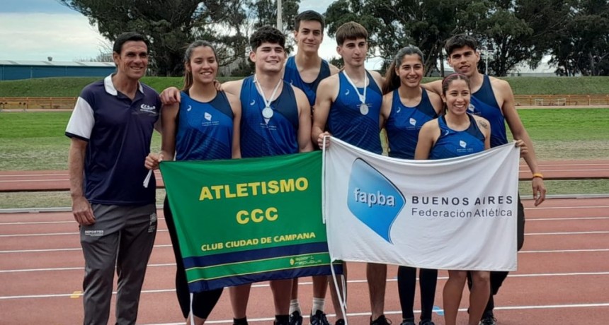 Atletas del Club Ciudad se subieron al podio del Campeonato Nacional U23