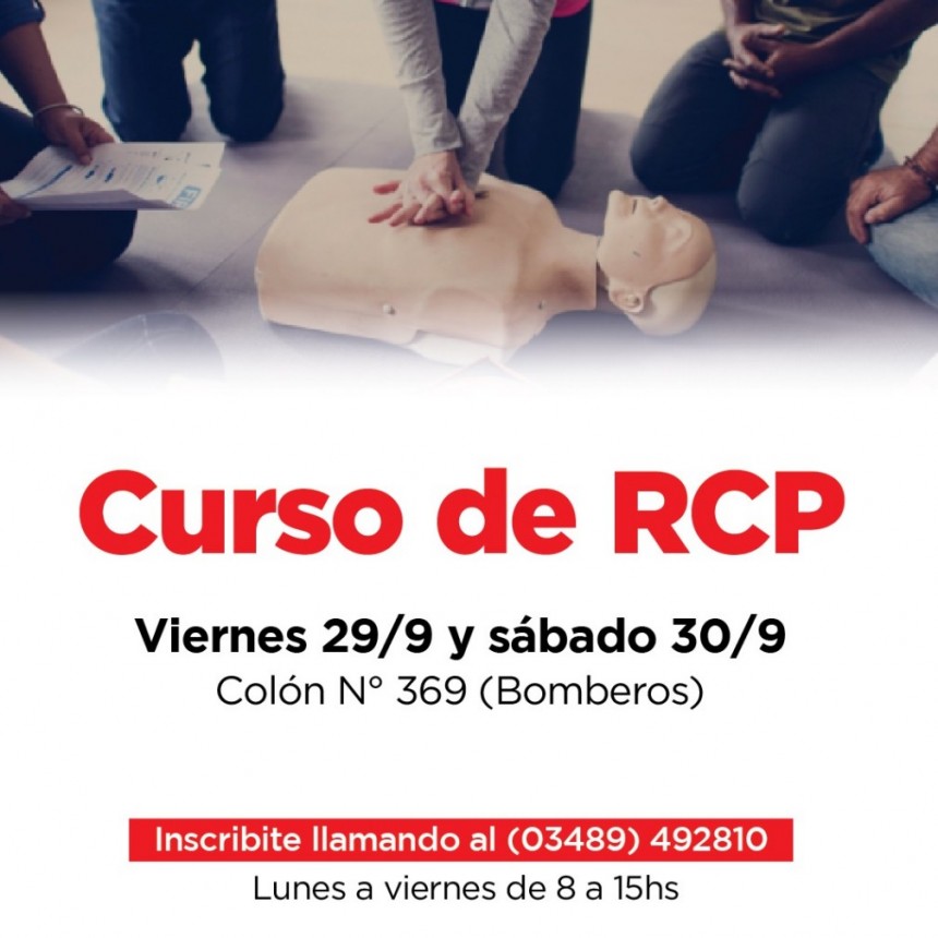El Municipio invita a participar de las capacitaciones gratuitas en RCP
