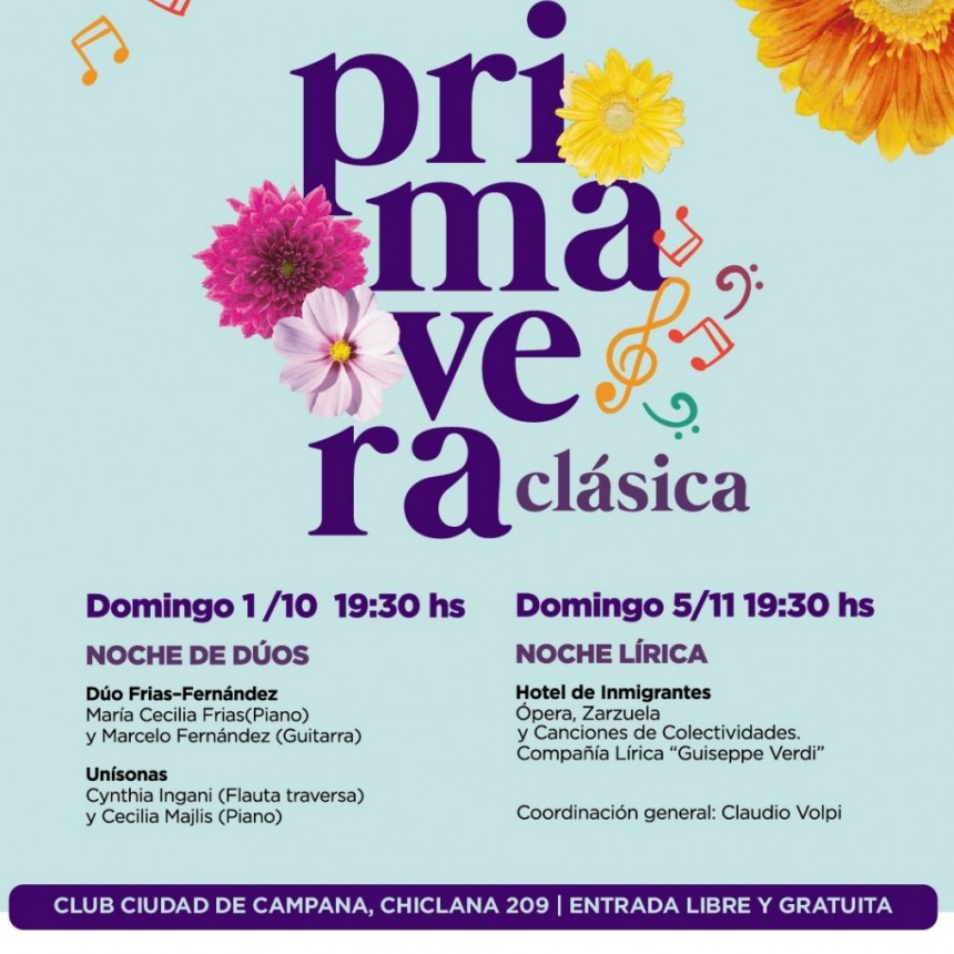 Este domingo comienza la tercera edición del ciclo “Primavera Clásica”