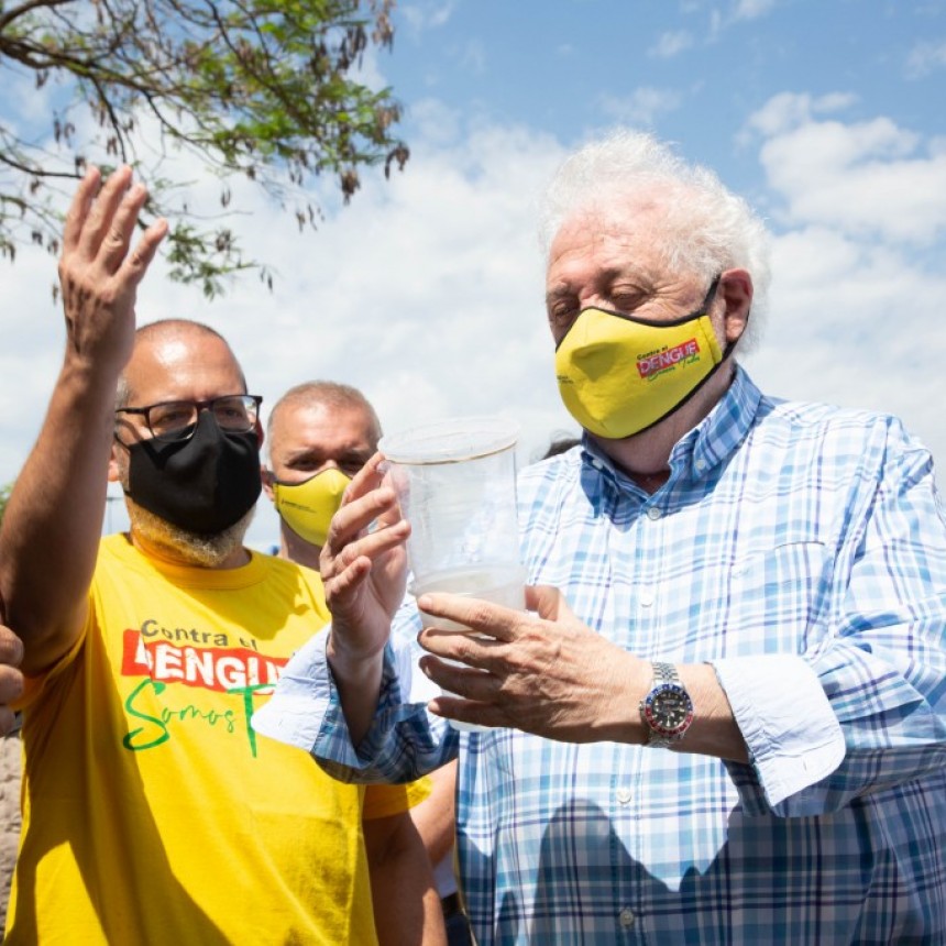 Gin&eacute;s Gonz&aacute;lez Garc&iacute;a lanz&oacute; la campa&ntilde;a nacional contra el dengue en Misiones
