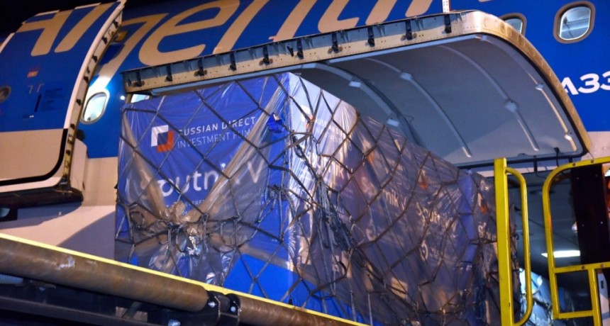 ARRIBARÓ AL PAÍS UN CARGAMENTO CON 500.000 VACUNAS DE COMPONENTE 2 DE SPUTNIK V