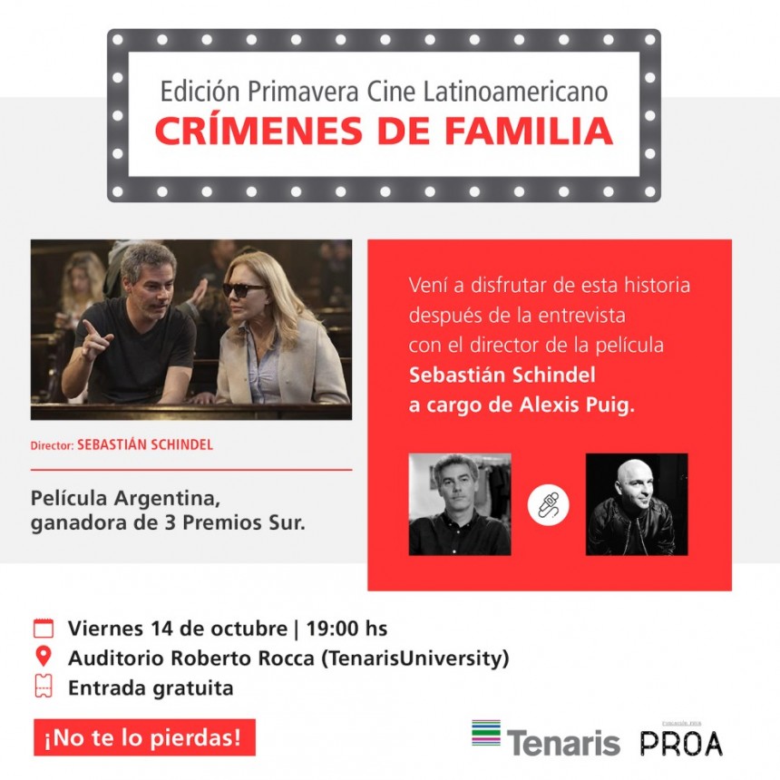 Tenaris y Fundación PROA presentan un nuevo Ciclo de Cine Latinoamericano