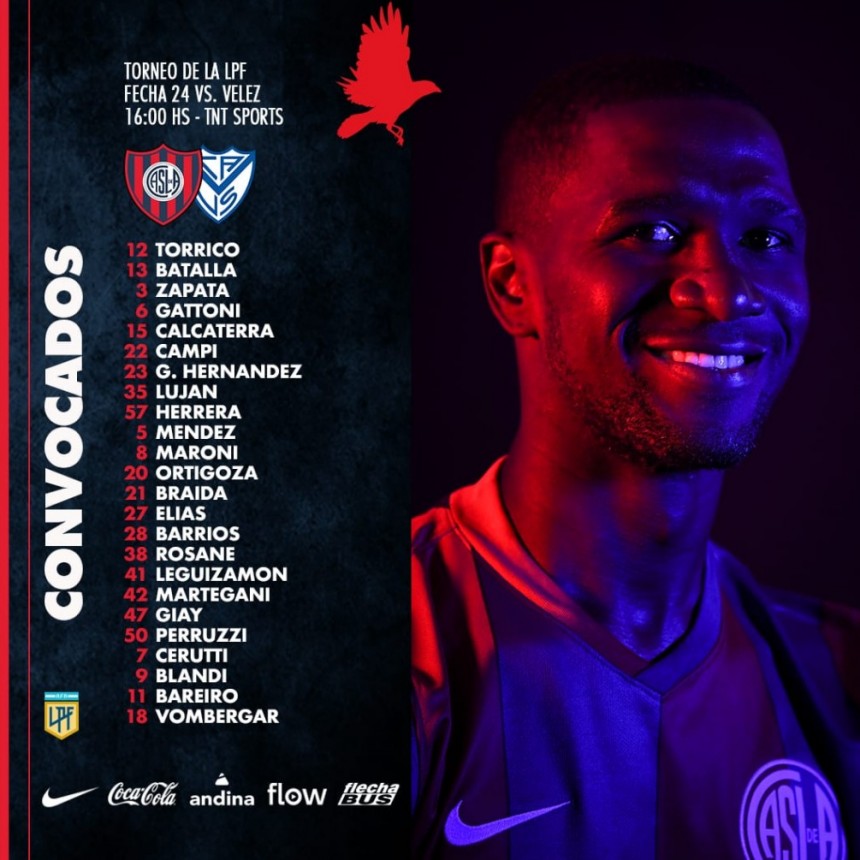 San Lorenzo con plantel confirmado para mañana