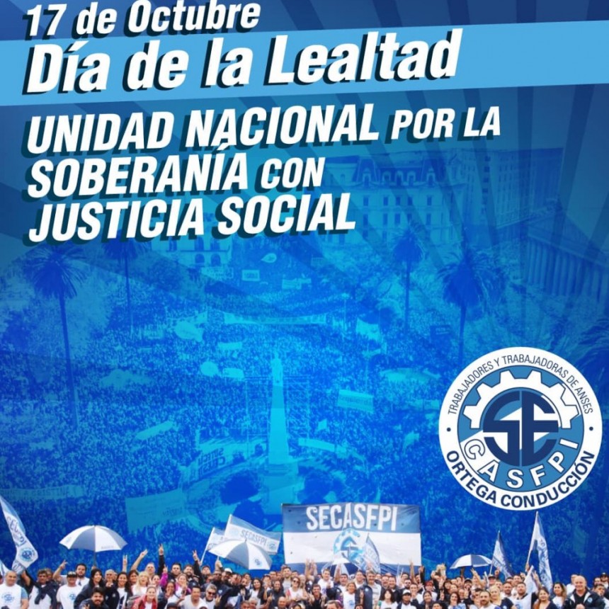 Carlos Ortega : Nuestra convocatoria para hoy es en la Plaza de Mayo
