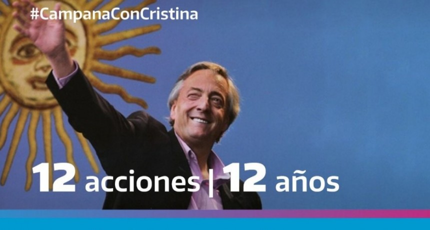 Homenaje a Néstor Kirchner a 12 años de su muerte