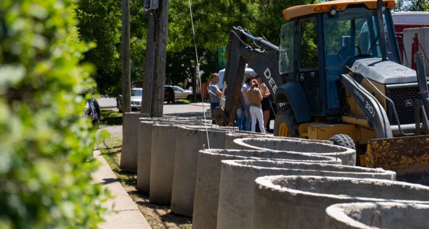 El Municipio comenzó nuevas obras de cloacas que beneficiará a más de 270 familias de Las Campanas