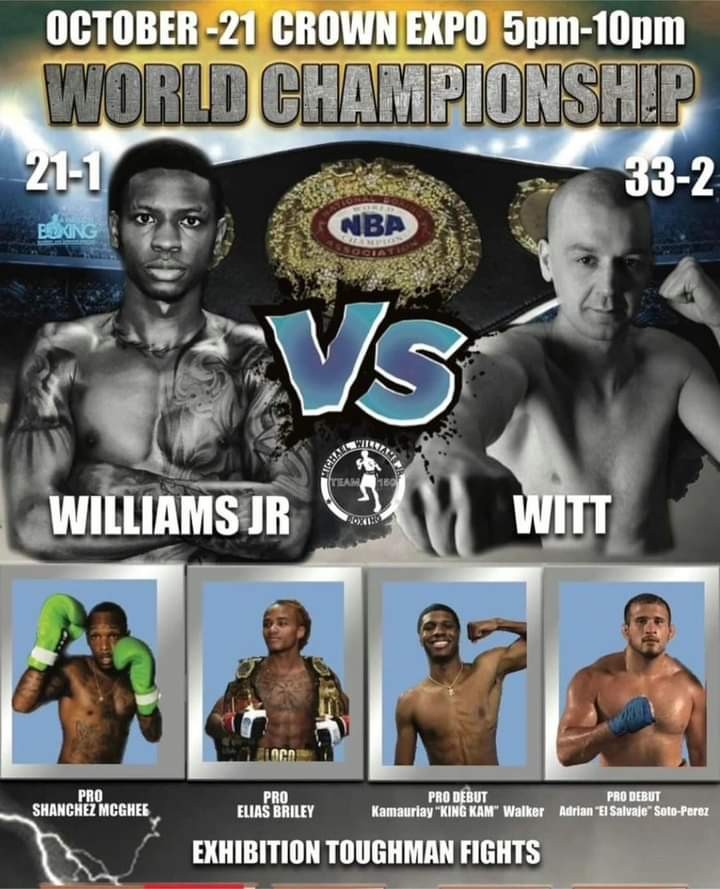 El Principito Witt superó el pesaje y está listo para pelear por el título welter de la NBA