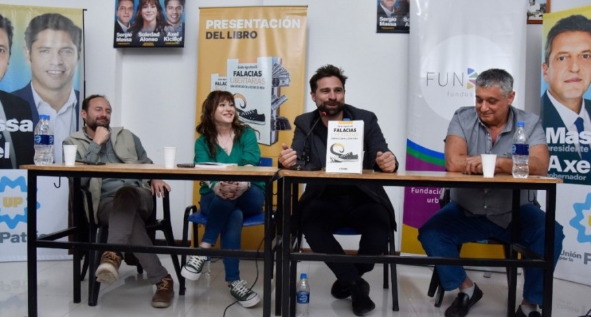 Se presentó el libro “Falacias Libertarias” en el PJ Campana