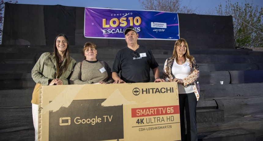 “Los 10 escalones” de Campana regalaron una tarde plena de entretenimiento