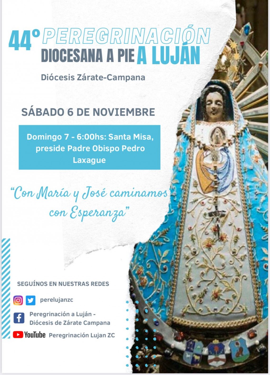 Hoy se realiza la Peregrinación a Luján