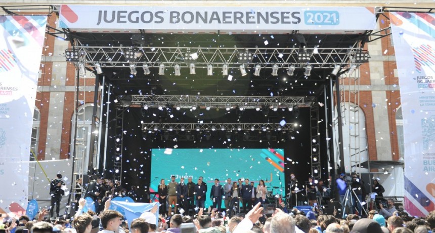 MAR DEL PLATA : Kicillof encabezó la apertura de la final de los Juegos Bonaerenses 2021 
