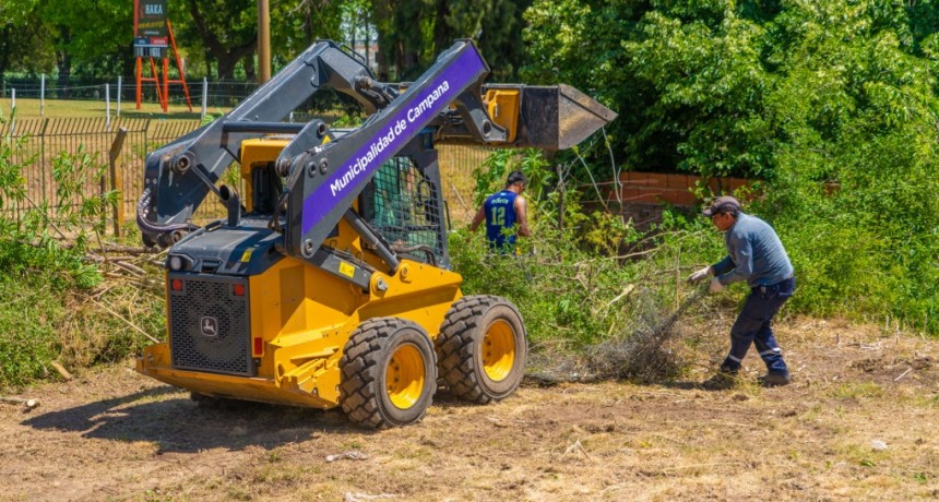 Importante operativo de limpieza y despeje en el terreno conocido como “la olla” 