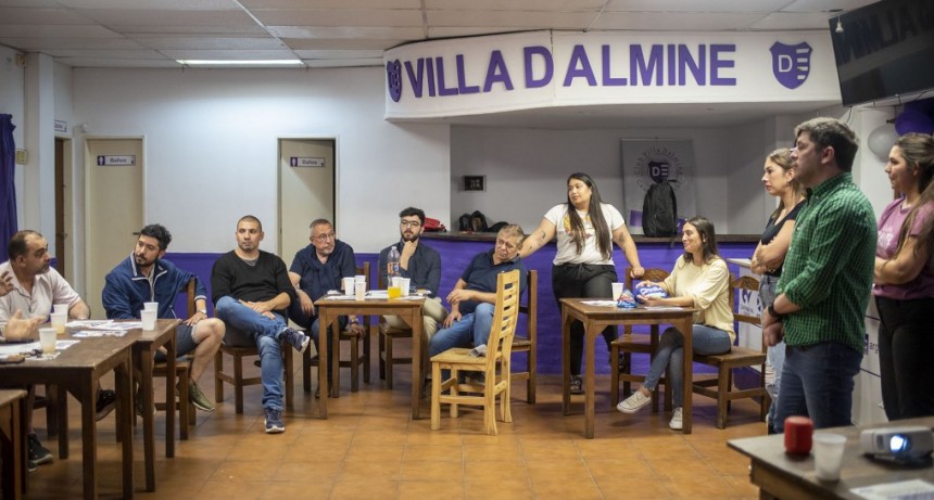 El Municipio realizó un encuentro reflexivo sobre género con el Club Villa Dálmine
