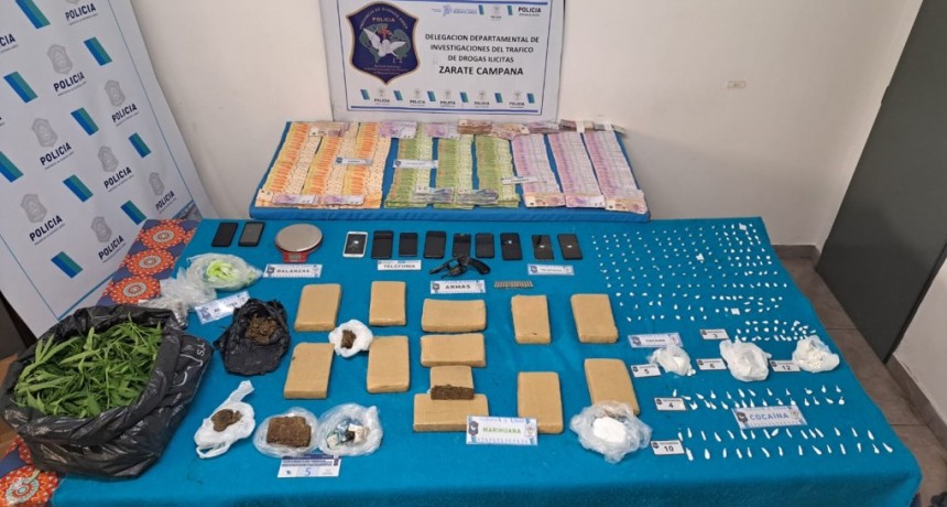 Desbarataron banda que vendía drogas en San Cayetano 
