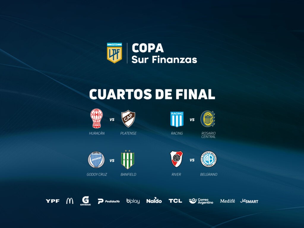 COPA SUR FINANZAS : Confirmados los Cuartos de Final