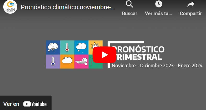 Argentina | Pronóstico climático para primavera-verano 2023/24