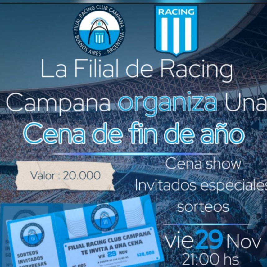 La filial de Racing Club de Campana festeja la Copa Sudamericana