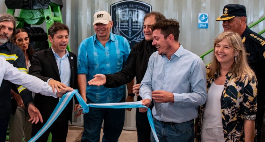 Axel Kicillof inauguró el nuevo destacamento del GAD