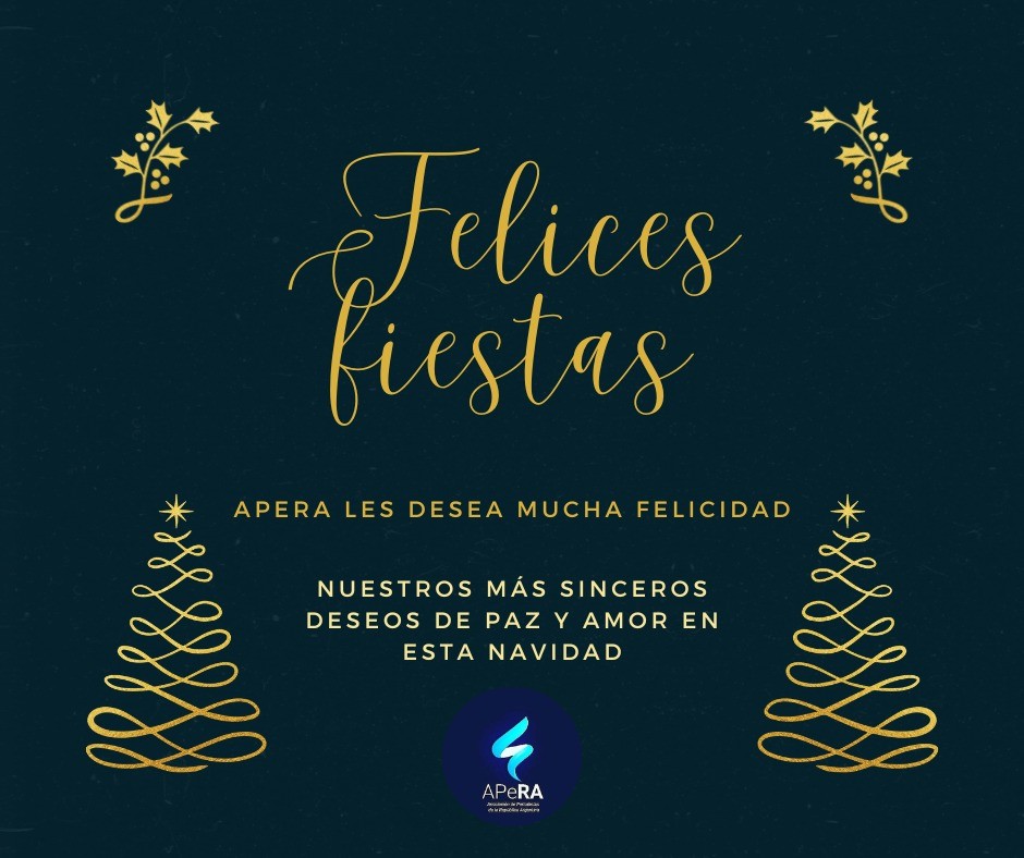 Agradecemos el saludo de los colegas de APeRA