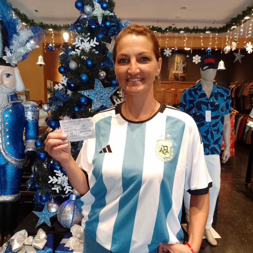 SORTEO MUNDIAL C.U.C.E.I : LA GANADORA YA TIENE LA CAMISETA OFICIAL QUE TODOS QUIEREN