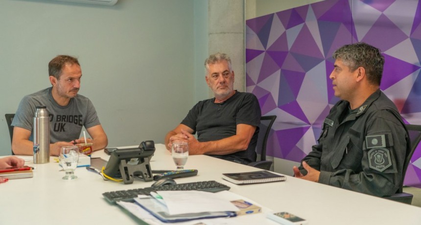 Importante reunión entre Abella y el jefe del Grupo de Prevención Motorizada para seguir reforzando la seguridad 