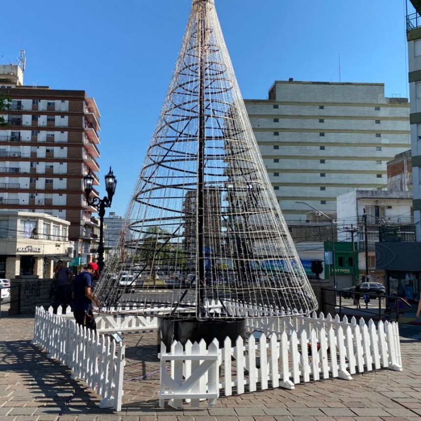 Ultiman detalles para que las familias puedan disfrutar la Plaza de la Navidad