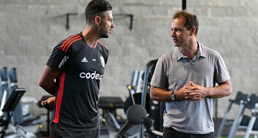 El plantel profesional tuvo su primer entrenamiento con el DT Martín Demichelis
