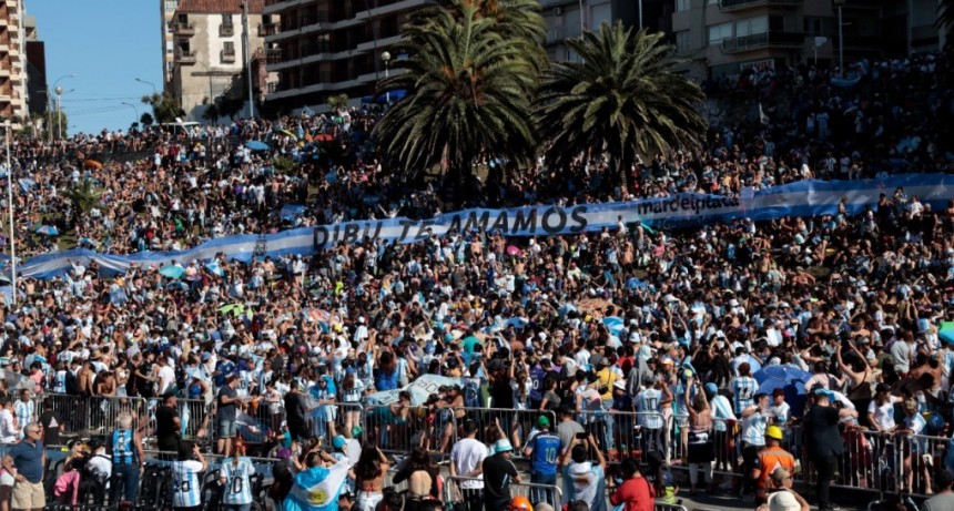 Mundial de Qatar 2022 Mar del Plata Arena Fest: más de 90.000 personas vibraron con el triunfo Argentino