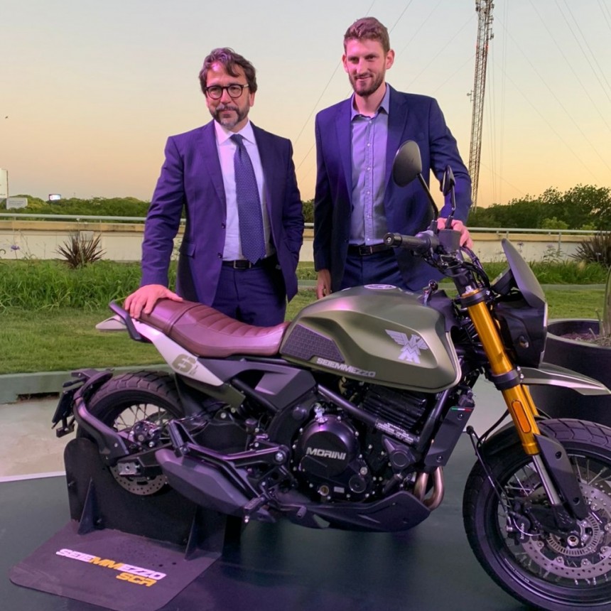 “Moto Morini” desembarcó en el mercado argentino de la mano del Grupo SIMPA 