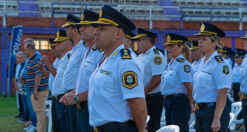 El Municipio acompañó el acto local por un nuevo aniversario de la Policía Bonaerense