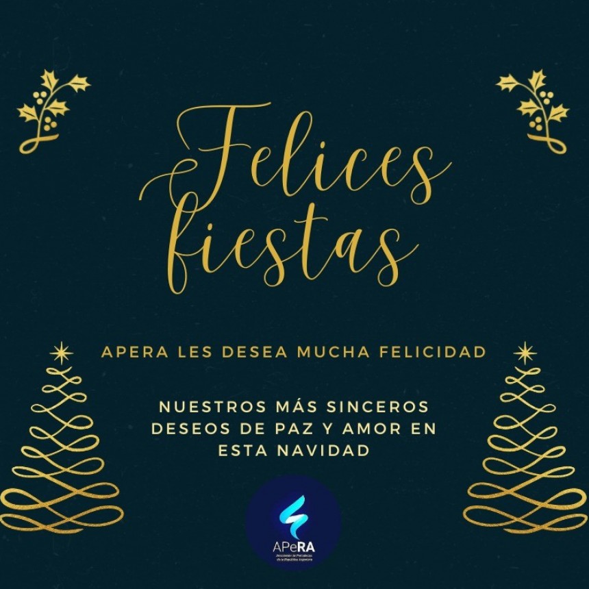 Agradecemos el saludo de los colegas de APeRA