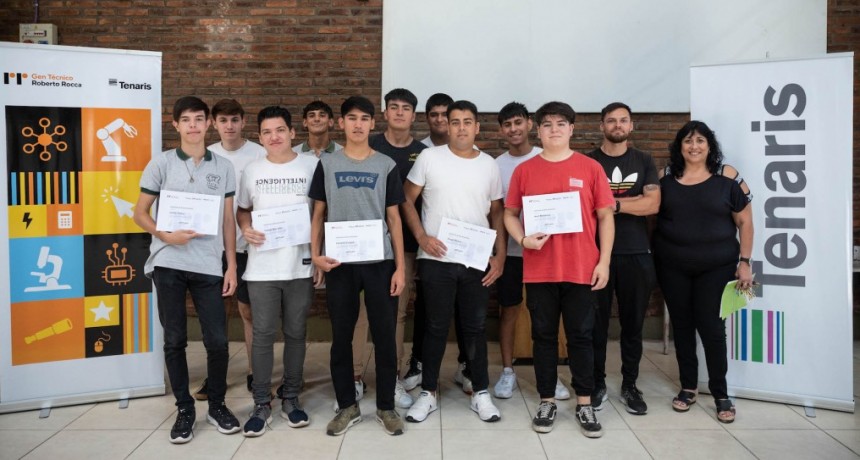  Tenaris entregó certificados Festo a 69 estudiantes y 2 docentes de escuelas técnicas públicas