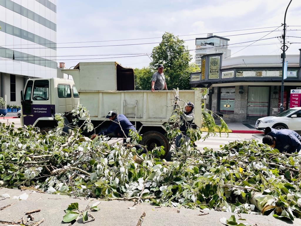 El Municipio sigue trabajando intensamente para normalizar la situación tras el temporal
