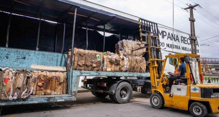 El Centro de Reciclaje Municipal realizó su primera entrega de 13.500 kilos de cartón y papel 