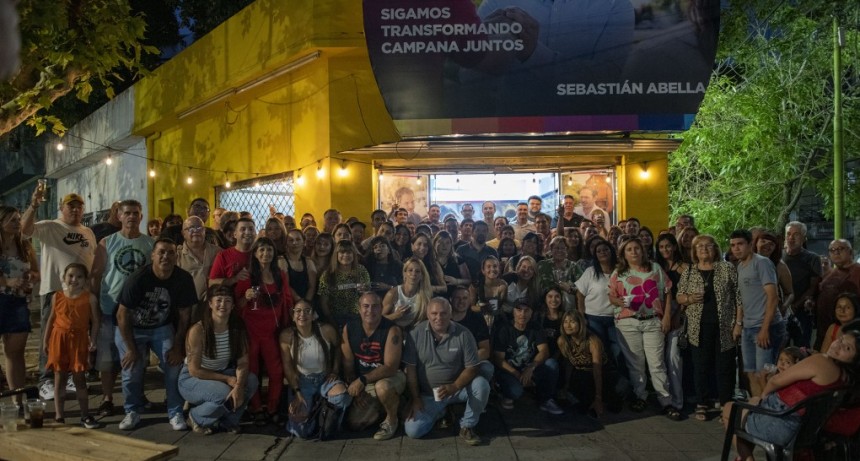 Abella brindó junto a la militancia por un 2025 “en el que vamos a concretar muchos proyectos”